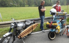 Glemseck 101 cafe racer sprint 2015 motorcycle tour -